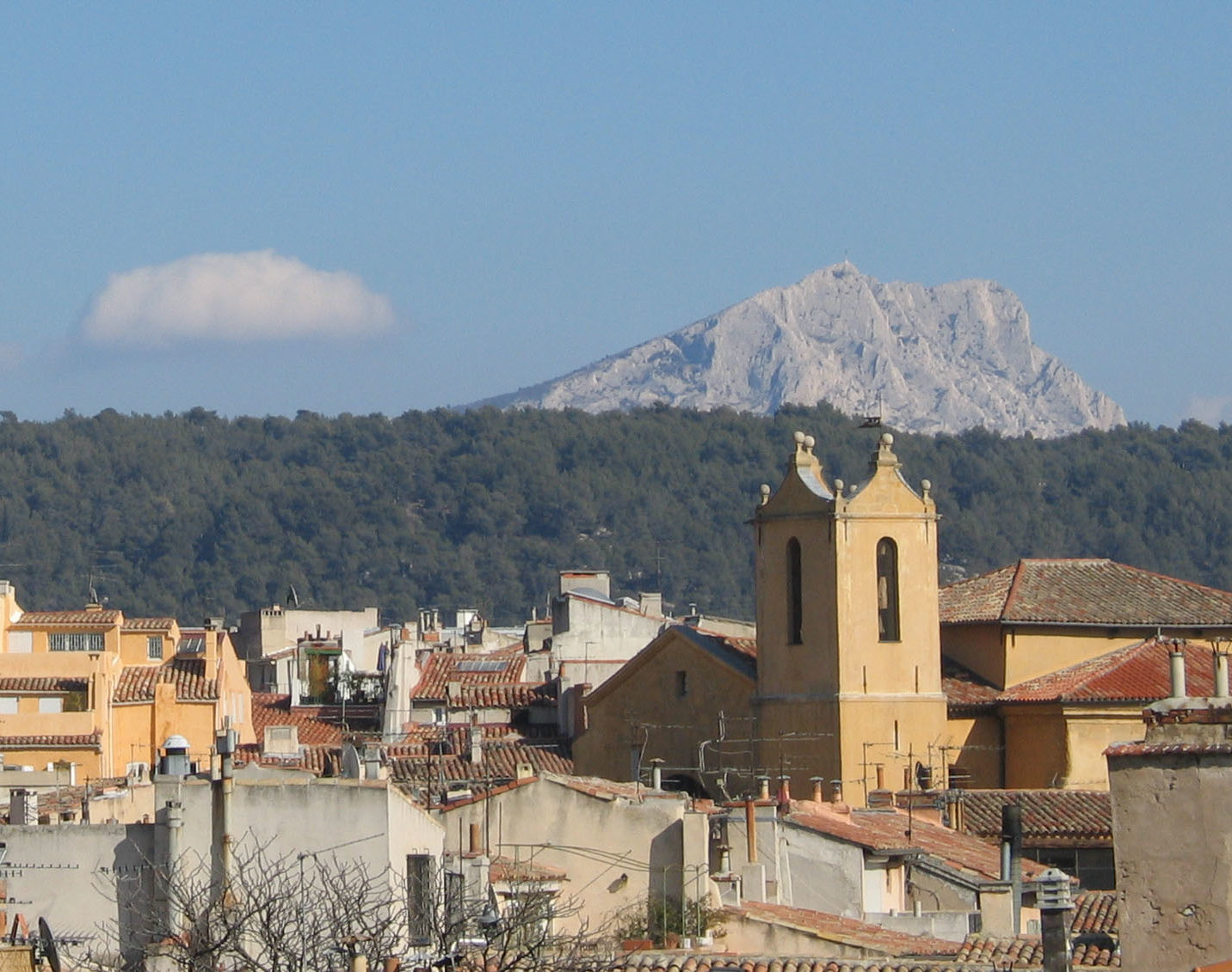 Montagne_SainteVictoire_towards_roofs_of_AixenProvence Via italia